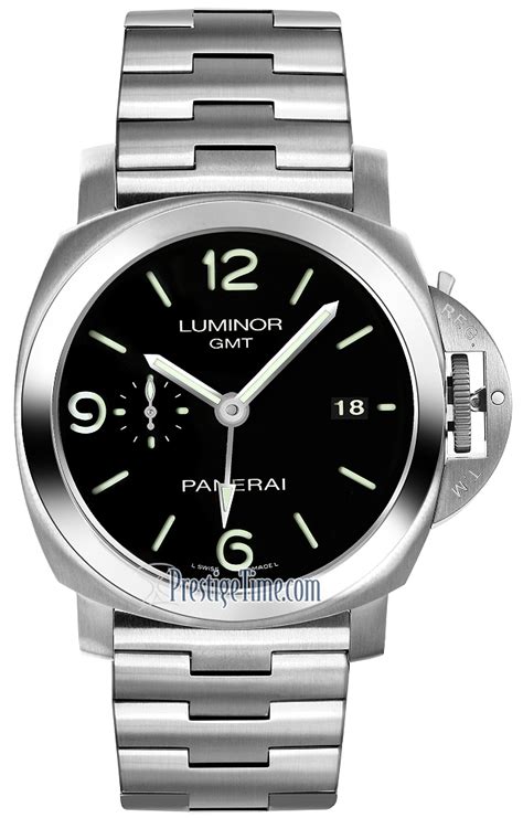 pam00329 Panerai Luminor 1950 3 Days GMT Automatic Mens .